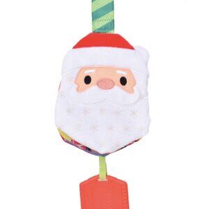 Sunny Days Christmas Santa Baby Toddler Teether & Crinkle Book Multi Texture NEW
